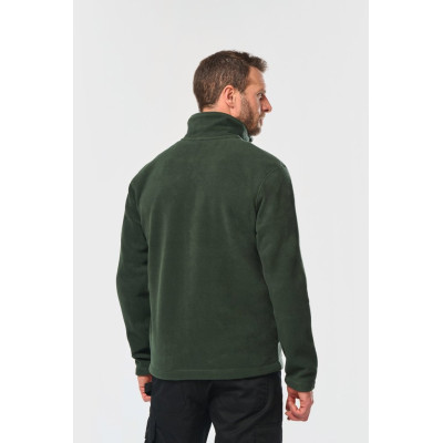 Full zip microfleece jacket man
